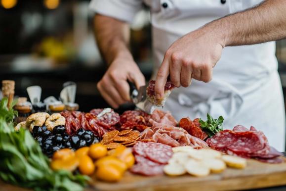 Préparation charcuterie