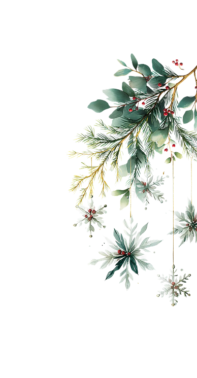 une banderole de noël